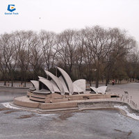 Miniature de renommée mondiale de simulation de fibre de verre de bâtiment de MB-RT15 pour la décoration de parc à thème d'exposition