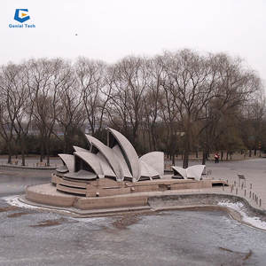 Miniature de renommée mondiale de simulation de fibre de verre de bâtiment de MB-RT15 pour la décoration de parc à thème d'exposition - Product Image 5