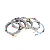 Sensor Suhu Termokopel Patch Baja Tahan Karat TUOBANG E K J T Pt100 dengan Probe Datar 40mm