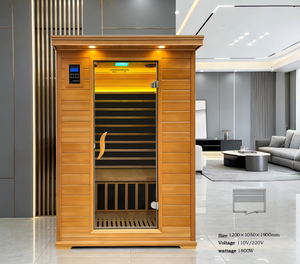 Sauna de Vapor Moderna de Madera Sólida de Hemlock Eléctrica para 2 a 6 Personas, <span class=keywords><strong>Precio</strong></span> de Fábrica, para Uso en Exteriores, Hoteles y Apartamentos - Product Image 6