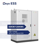   Système de stockage d'énergie en conteneur industriel et commercial GE-F120-2H2 122,8 kWh, système solaire hybride avec batterie extérieure pour réseau.