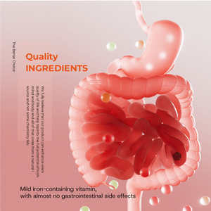 Gomitas de vitamina C de hierro masticables OEM, suplementos con sabor a cereza de fácil absorción para adolescentes adultos con <span class=keywords><strong>anemia</strong></span> por deficiencia de hierro - Product Image 6