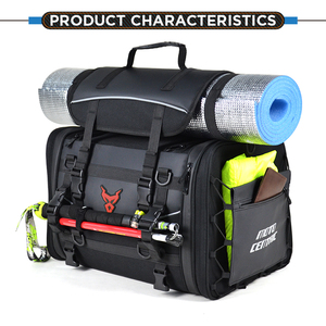 Sac de rangement pour siège arrière de moto Motocentric anti-éclaboussures grande capacité pour la conduite à longue distance en plein air - Product Image 4