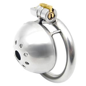 MOGlovers-Cage de Chasteté en Acier Inoxydable pour Homme, Super Mini Esclave, Anneau de Pénis, avec Serrure, Sex Toys, <span class=keywords><strong>BD</strong></span> - Product Image 2