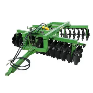 Farm machinery tractor trailed Hydraulic Offset Heavy-duty Disc Harrow 28 blade Disc Harrow