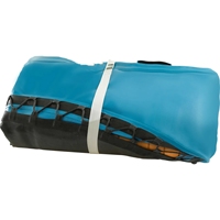 Plateforme flottante gonflable en maille avec rampe pour lac, piscine, plage – Idéale pour bronzer et se détendre dans l'eau (pour adultes)