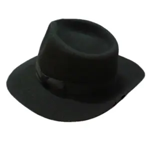 Cappello Fedora Jazz Classico in Lana Nera MICHAEL JACKSON <span class=keywords><strong>MJ</strong></span> per Uomo, per Feste, Affari o Attività all'Aperto - Product Image 1