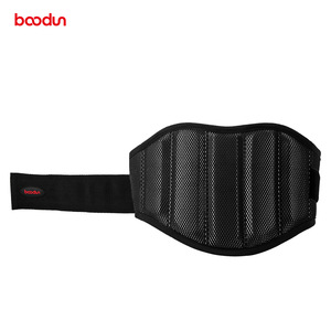 Bcodun Adjustable Waist Support Belt Nylon <b>Black</b> <b>Wrap</b> Around Weightlifting Fitness Lumbar Support Adult MLXL - Product Image 4
