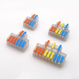 Separador transparente de cableado de resorte de tuerca de palanca de conector de cable de 3 en 6 salidas de 3 en 9 salidas de 2 en 3 en 3 - Product Image 5