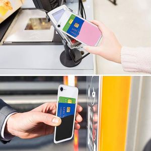 Giveaways Phone Case Holder Silicone Phone Card <b>Wallet</b> Multi Color in Stock Full Color Printed Card Holder - Product Image 4