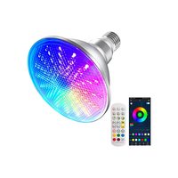Projecteur PAR38 25W RGBIC WIFI avec application mobile, gradation, IP65 étanche, télécommande, lampe PAR, éclairage ambiant LED encastré extérieur