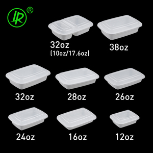 28oz Chất lượng cao Trắng dùng một lần cấp thực phẩm bữa ăn chuẩn bị <span class=keywords><strong>container</strong></span> lò vi sóng an toàn nhựa takeout <span class=keywords><strong>container</strong></span> với nắp trong suốt - Product Image 4