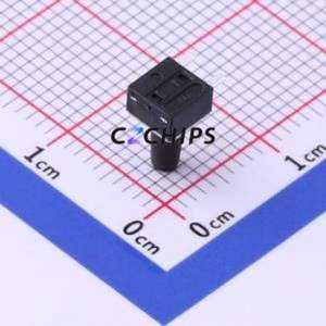 TC-1109DE-C-J Tactile Switch Through hole Component (THT) Switch Single Pole Single Throw Round Button 2.6N Right Angle Insert - Product Image 2