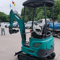Mini-excavatrice sur chenilles de 2 tonnes certifiée EPA pour travaux agricoles, avec garantie d'un an et personnalisation