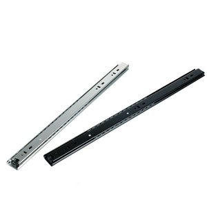Riel Telescópico de Alta Calidad para Cajones, Extensión Completa de 3 Pliegues, Capacidad de Carga de 100 lb (45 kg), Accesorios de Ferretería para Muebles - Product Image 6