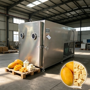 เครื่องอบแห้งแบบแช่เยือกแข็งสุญญากาศ GX Industrial Stainless Steel สำหรับอาหารสัตว์เลี้ยง ขนมสุนัข เนื้อวัว อุปกรณ์อบแห้งแบบแช่เยือกแข็งคุณภาพสูง - Product Image 3