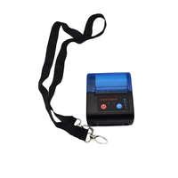 Printer Label Barcode Thermal Mini Portabel 58mm dengan Baterai Isi Ulang Nirkabel Bluetooth