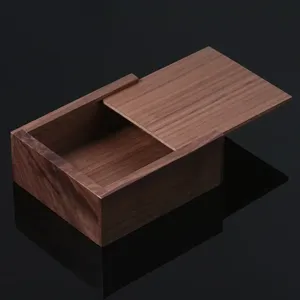 Noce non finito quadrato scatola di immagazzinaggio in <span class=keywords><strong>legno</strong></span> USB personalizzato decorazione in <span class=keywords><strong>legno</strong></span> di <span class=keywords><strong>stampa</strong></span> per collana gioielli da parete segni di <span class=keywords><strong>legno</strong></span> artigianato - Product Image 1