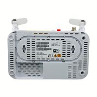 Modem ONU ONT F668V XPON 4GE+1POTS+2USB+CATV+WiFi double bande 5dBi 9 lumières Plastique blanc Garantie 1 an