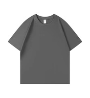 Kaos Polos Grosir 90% Katun Unisex, Potongan Longgar, Lengan Pendek, Kerah Bulat, Tersedia dalam Berbagai Warna untuk Pembeli Pakaian
