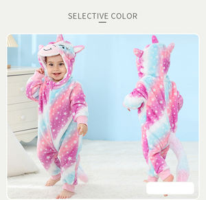 Michley usine enfants ensemble de vêtements à capuche tenues d'hiver dessin animé combinaisons OEM bébé barboteuse <span class=keywords><strong>Costume</strong></span> garçons conception inspirée des animaux - Product Image 6