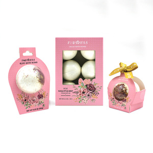 100% ingredientes naturales personalizados baño Fizzies juegos de regalo bombas de baño con aromas que te transportan naturaleza corte estilo relajante - Product Image 4