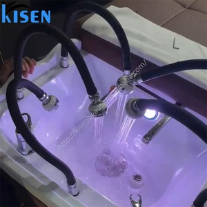 อ่างสระผมพร้อมฝักบัวอาบน้ำแบบหลายหัว KISEN สำหรับร้านเสริมสวยสไตล์ญี่ปุ่น - Product Image 3