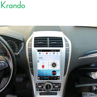 Écran vertical Tesla 9,7'' pour autoradio Lincoln MKZ 2017-2019, GPS, radio Android, navigation, lecteur DVD, CarPlay sans fil, 4G