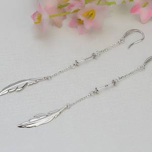 Aretes de Plata S925 con Diseño de Trébol de la Suerte, Estilo Europeo Americano, Accesorios de Moda para DIY - Product Image 5