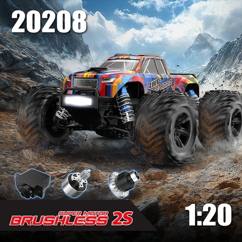 MJX20208 Brushless 1:20 RC Truck - 39km/h Remote Control Vehicle Toys