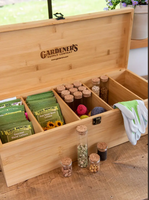Kit d'économie direct d'usine : Boîte de rangement classique en bois, conteneur durable et écologique, emballé en carton