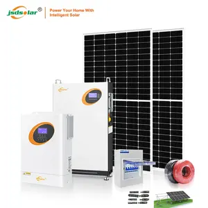 Jsdsolar home grid tie Solar Energy Power Systems Complete 20kw 10KW 8KW 7KW 5-10kw solar kit Solar Panel System