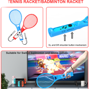 15 en 1 pour Nintendo Switch Golf Club <span class=keywords><strong>raquette</strong></span> de Tennis bracelet de <span class=keywords><strong>volant</strong></span> pour Nintendo Switch Kit d'accessoires de jeux de sport - Product Image 5