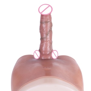 SXXY Silicone Male Strap on Hollow <b>Dildo</b> Penis Pants Masturbators Sexy Penis Realistic <b>Dildos</b> Lesbian Sex Toys for Men Wholesale - Product Image 6