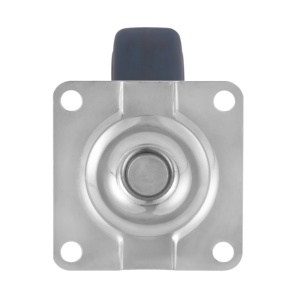 <span class=keywords><strong>Chariot</strong></span> d'atelier 150 mm (<span class=keywords><strong>6</strong></span> pouces) robuste avec roulettes pivotantes en caoutchouc thermoplastique TPR et roulement à billes double en acier, gris - Product Image 4