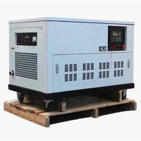Générateur d'essence triphasé 40 kW à faible bruit, refroidi par eau, AVR 100 % cuivre pour utilisation sur chantier
