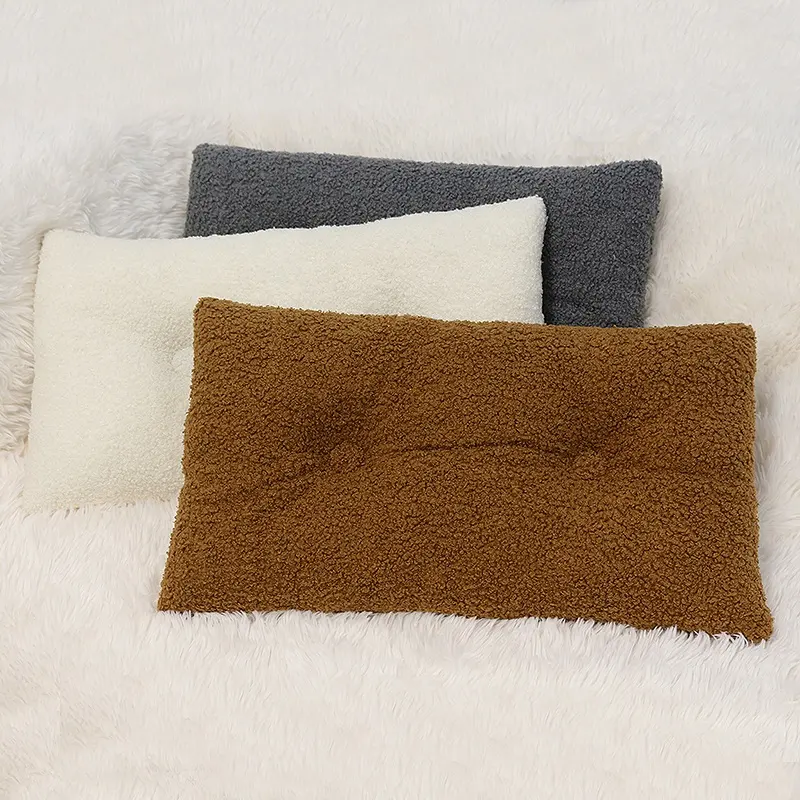 Soft thicken seat pads cushion pillow rectangle, square, round boucle floor pillow cushion Chair pads