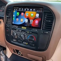 Système multimédia stéréo pour tableau de bord 2DIN avec écran tactile GPS de navigation CarPlay Android 13 DSP OLED 128 Go pour Land Cruiser