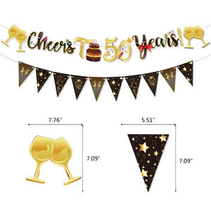 Ensemble de ballons or rose pour anniversaire 18 21 30 50 70 <span class=keywords><strong>90e</strong></span> anniversaire Ensemble de décoration pour fête d'anniversaire - Product Image 4