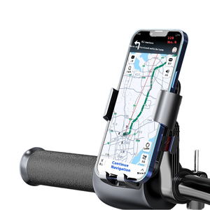 Soporte de Teléfono para Bicicleta, Impermeable, Ajustable en Altura, de Aleación de Aluminio, para Manillar, Soporte de Navegación para Bicicleta, Soporte para Teléfono Móvil - Product Image 1
