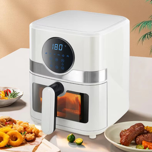 Friggitrice ad aria Touch-screen 4L elettrodomestici da cucina <span class=keywords><strong>Smart</strong></span> friggitrici ad aria con finestra visiva elettrodomestici intelligenti senza olio - Product Image 1