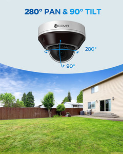Caméra Dôme IP PTZ Mini 8MP avec Zoom Optique 3X, Rotation 350°, Audio Bidirectionnel, <span class=keywords><strong>Surveillance</strong></span> Extérieure CCTV, Grand Angle, Vision Nocturne, IP67 - Product Image 3