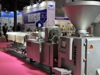 Ligne de production automatique de saucisses, machine à fabriquer des saucisses, ligne de production de saucisses hot-dog