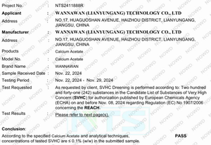 Acetato <span class=keywords><strong>de</strong></span> calcio USP/EP <span class=keywords><strong>de</strong></span> alta pureza CAS NO 62-54-4 - Product Image 6