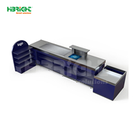 Centro de Soluciones de Venta Minorista Global, Estación POS Highbright Modelo HBE-CC, 2 Compartimentos, Duradera, Ecológica, con Gestión de Cables Integrada
