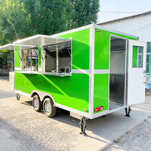 <b>Trailer</b> Food Truck for Sale Fast Food Mobile with Fully Kitchen <b>Trailer</b> Hamburgers Carts Food Cart for Sale - Product Image 1