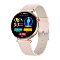 Hermoso Reloj Inteligente de Salud para Mujer ET491, Pantalla a Color AMOLED HD de 1.32'', Monitor de Frecuencia Cardíaca, Rastreador de Actividad Física, ECG con Función de Llamada