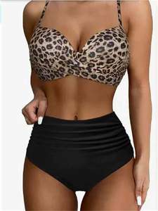 Maillot de bain une pièce K1360 pour femme, ensemble bikini, maillot de bain taille haute, string, tenue de plage - Product Image 5