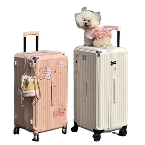 Free Sample Multiple Color Selection Suitcase Luggage Business malas de viagem Travel Luggage And Bags ABS PC Luggage