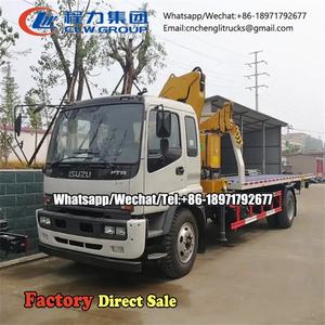 รถบรรทุกลากจูงทําลายพื้นเรียบ ISUZU 4x2 3-6Tons รถบรรทุกทําลายถนนแบบโรลแบ็คพร้อมเครน - Product Image 2